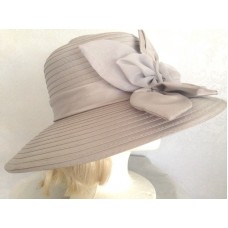 Mujers Giovannio Brand Gray Wide Brim Dress Hat Special Ocassion Church Hat  eb-41747164